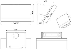 Вытяжка Смег KV26P фото 2 Вытяжка Smeg KV26P фото 2