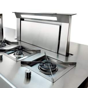 Встраиваемая вытяжка Фалмек Down Draft 90 Steel фото 2 Встраиваемая вытяжка Falmec Down Draft 90 Steel фото 2