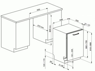 Встраиваемая посудомоечная машина Смег STA4523 фото 2 Встраиваемая посудомоечная машина Smeg STA4523 фото 2