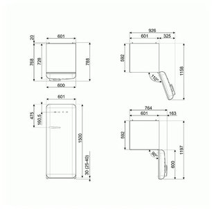 Холодильник Смег FAB28LRD5 фото 3 Холодильник Smeg FAB28LRD5 фото 3