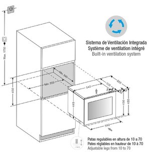 Встраиваемый винный шкаф Пандо PVMAVP 45-18CRR фото 3 Встраиваемый винный шкаф Pando PVMAVP 45-18CRR фото 3