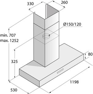 Вытяжка Аско CW4176 S фото 4 Вытяжка Asko CW4176 S фото 4