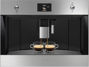 Встраиваемая кофемашина Смег CMS4303XRU фото Встраиваемая кофемашина Smeg CMS4303XRU фото