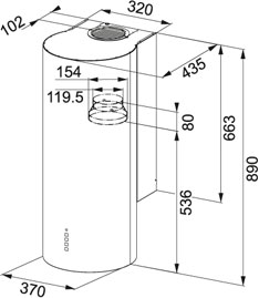Вытяжка Франке FTU 3805 XS фото 3 Вытяжка Franke FTU 3805 XS фото 3