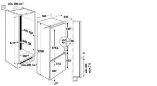 Встраиваемый холодильник Куперсбуш FKG 8500.1i фото 2 Встраиваемый холодильник Kuppersbusch FKG 8500.1i фото 2