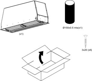 Встраиваемая вытяжка Pando PRO/85 INOX V.850 SEC фото 3