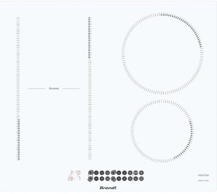 Индукционная варочная панель Brandt BPI164DUW фото
