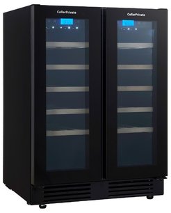 Встраиваемый под столешницу винный шкаф Селлар Приват CP042-2TBH фото Встраиваемый под столешницу винный шкаф CellarPrivate CP042-2TBH фото