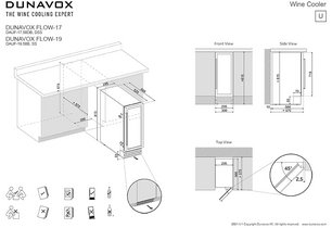 Встраиваемый винный шкаф Дунавокс DAUF-17.58DC фото 2 Встраиваемый винный шкаф Dunavox DAUF-17.58DC фото 2