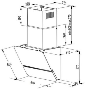 Вытяжка Кертинг KHC 69499 GW фото 4 Вытяжка Korting KHC 69499 GW фото 4