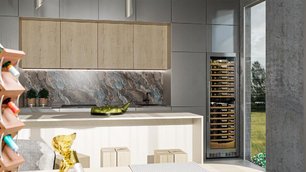 Винный шкаф Мэйвел MV110-KST2 (Slim) фото 2 Винный шкаф Meyvel MV110-KST2 (Slim) фото 2