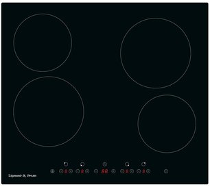 Стеклокерамическая варочная панель Зигмунд Штайн CN 41.6 B фото Стеклокерамическая варочная панель Zigmund Shtain CN 41.6 B фото