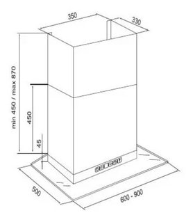 Вытяжка Kuppersberg DK 900 IS Х 1HTC фото 2 Вытяжка Kuppersberg DK 900 IS Х 1HTC фото 2