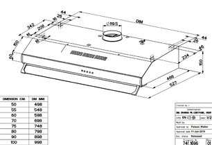 Встраиваемая вытяжка Faber 741 PB W A50 300.0557.512 фото 2