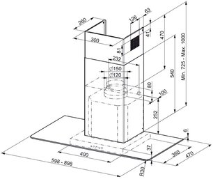 Вытяжка Смег KFV92DN фото 2 Вытяжка Smeg KFV92DN фото 2