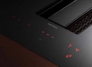 Варочная панель с вытяжкой Фалмек ZERO EASY 84 VETRO NERO фото 3 Варочная панель с вытяжкой Falmec ZERO EASY 84 VETRO NERO фото 3