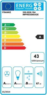 Вытяжка Франке IMPRESS 603 GE фото 3 Вытяжка Franke IMPRESS 603 GE фото 3