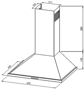 Вытяжка Зигмунд Штайн K 127.61 B фото 2 Вытяжка Zigmund Shtain K 127.61 B фото 2