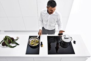 Индукционная варочная панель Баразза 1PI30IDN черная фото 2 Индукционная варочная панель Barazza 1PI30IDN черная фото 2