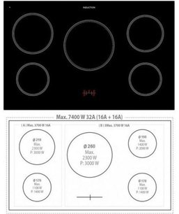 Варочный центр Лофра RSD96MFTE/5I фото 3 Варочный центр Lofra RSD96MFTE/5I фото 3