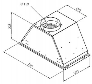 Вытяжка Zigmund Shtain K 003.71 W фото 2
