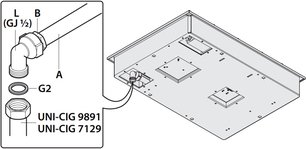 Газовая варочная панель Barazza 1PBFV95 фото 3