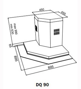 Вытяжка Тека DQ 90 фото 2 Вытяжка Teka DQ 90 фото 2