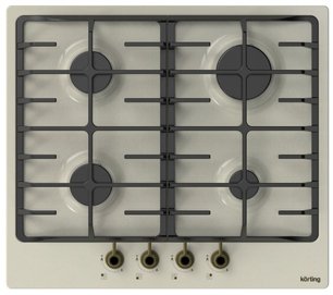 Газовая варочная панель Кертинг HG 645 CRB фото Газовая варочная панель Korting HG 645 CRB фото