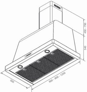 Вытяжка Лофра DOLCEVITA 90 NM фото 3 Вытяжка Lofra DOLCEVITA 90 NM фото 3
