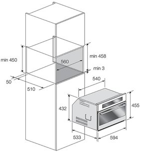 Встраиваемая микроволновая печь Фулгор Милано FCMO 4511 TM WH фото 4 Встраиваемая микроволновая печь Fulgor Milano FCMO 4511 TM WH фото 4