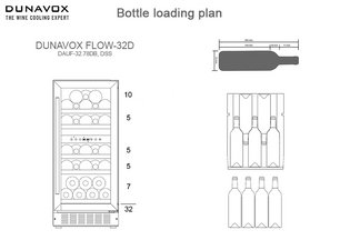 Встраиваемый винный шкаф Дунавокс DAUF-32.78DC фото Встраиваемый винный шкаф Dunavox DAUF-32.78DC фото
