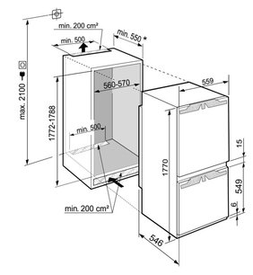 Встраиваемый холодильник Liebherr ICBb 5152 фото 3