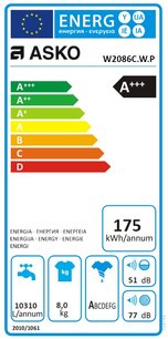 Стиральная машина Аско W2086C.W.P фото 3 Стиральная машина Asko W2086C.W.P фото 3