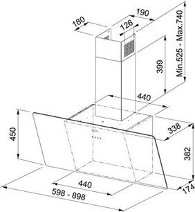 Вытяжка Франке FPJ 615 V WH A фото 2 Вытяжка Franke FPJ 615 V WH A фото 2