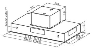 Встраиваемая вытяжка Фабер HEAVEN 2.0 X 90 фото 3 Встраиваемая вытяжка Faber HEAVEN 2.0 X 90 фото 3