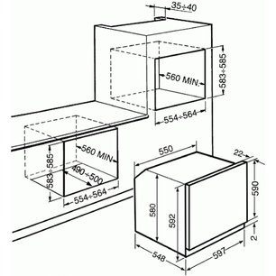 Духовой шкаф Смег SF381X фото 2 Духовой шкаф Smeg SF381X фото 2