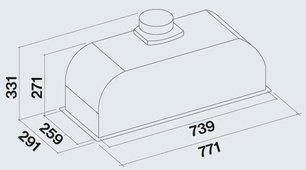 Встраиваемая вытяжка Фалмек Gruppo Incasso murano 70 IX (800) ECP фото 3 Встраиваемая вытяжка Falmec Gruppo Incasso murano 70 IX (800) ECP фото 3