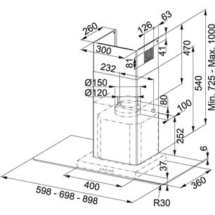 Вытяжка Франке FLI 925 XS фото 3 Вытяжка Franke FLI 925 XS фото 3