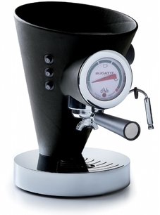 Кофеварка Бугатти DIVA Leather Black фото Кофеварка Bugatti DIVA Leather Black фото