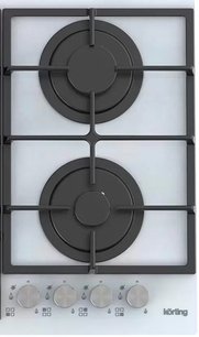Газовая стеклянная варочная панель Кертинг HGG 6734 CTW фото 2 Газовая стеклянная варочная панель Korting HGG 6734 CTW фото 2