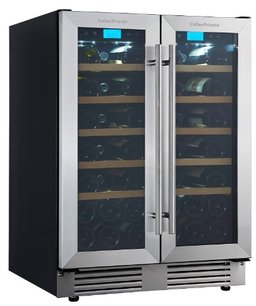 Встраиваемый под столешницу винный шкаф Селлар Приват CP042-2T фото 2 Встраиваемый под столешницу винный шкаф CellarPrivate CP042-2T фото 2