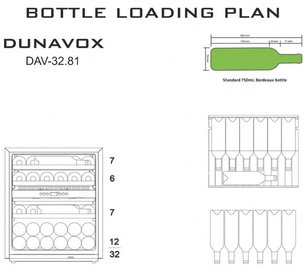 Винный шкаф Дунавокс DAV-32.81DOP.TO фото 2 Винный шкаф Dunavox DAV-32.81DOP.TO фото 2