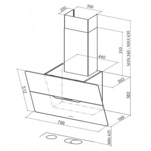 Вытяжка Фабер JOLIE ACT WH A80 фото 4 Вытяжка Faber JOLIE ACT WH A80 фото 4