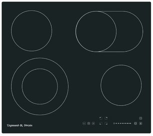 Стеклокерамическая варочная панель Зигмунд Штайн CN 40.6 B фото Стеклокерамическая варочная панель Zigmund Shtain CN 40.6 B фото