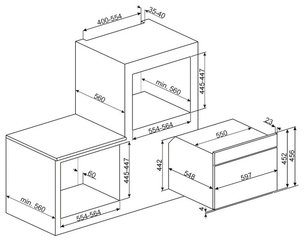 Микроволновая печь Смег SF4120M фото 2 Микроволновая печь Smeg SF4120M фото 2