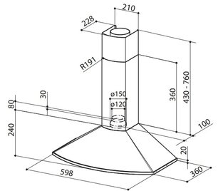 Вытяжка Faber TENDER X A60 фото 4