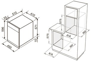 Духовой шкаф Зигмунд Штайн EN 182.512 M фото 2 Духовой шкаф Zigmund Shtain EN 182.512 M фото 2