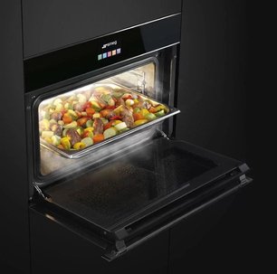 Духовой шкаф комбинированный с пароваркой Смег SF4604VCNX1 фото 4 Духовой шкаф комбинированный с пароваркой Smeg SF4604VCNX1 фото 4