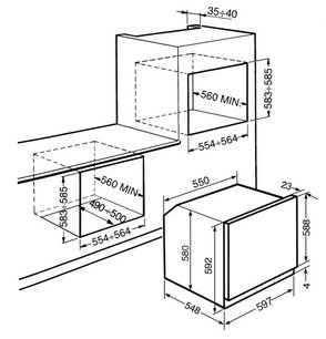 Духовой шкаф Смег SFP140B фото 2 Духовой шкаф Smeg SFP140B фото 2