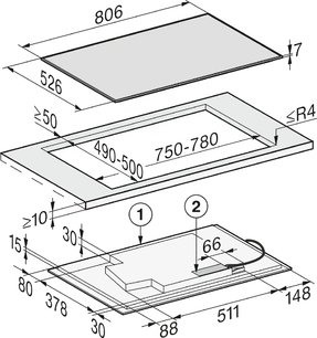 Варочная панель Миле KM 7679 FL фото 4 Варочная панель Miele KM 7679 FL фото 4